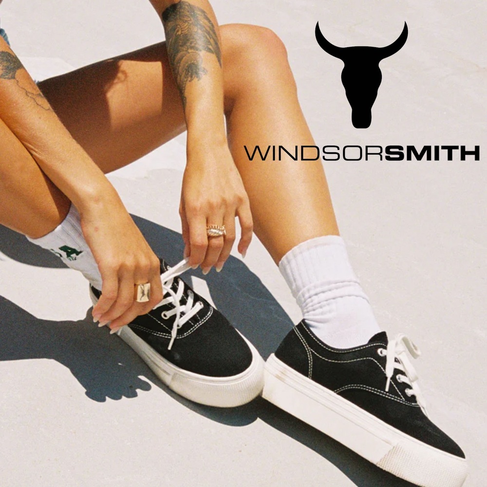New Windsor Smith Rekindle Sneakers Black 7
